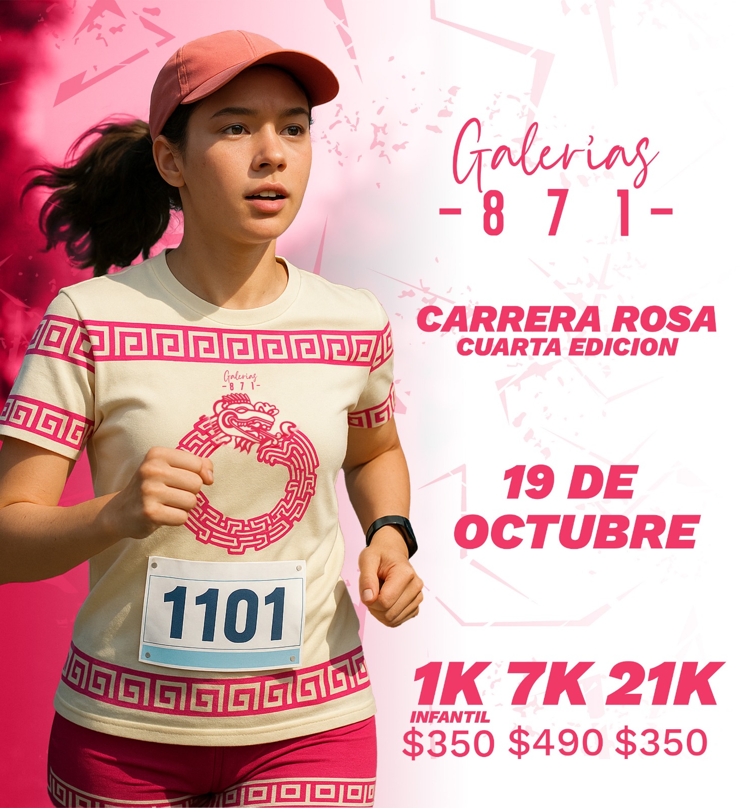 CARRERA ROSA 7K & 21K-EDICION 2025