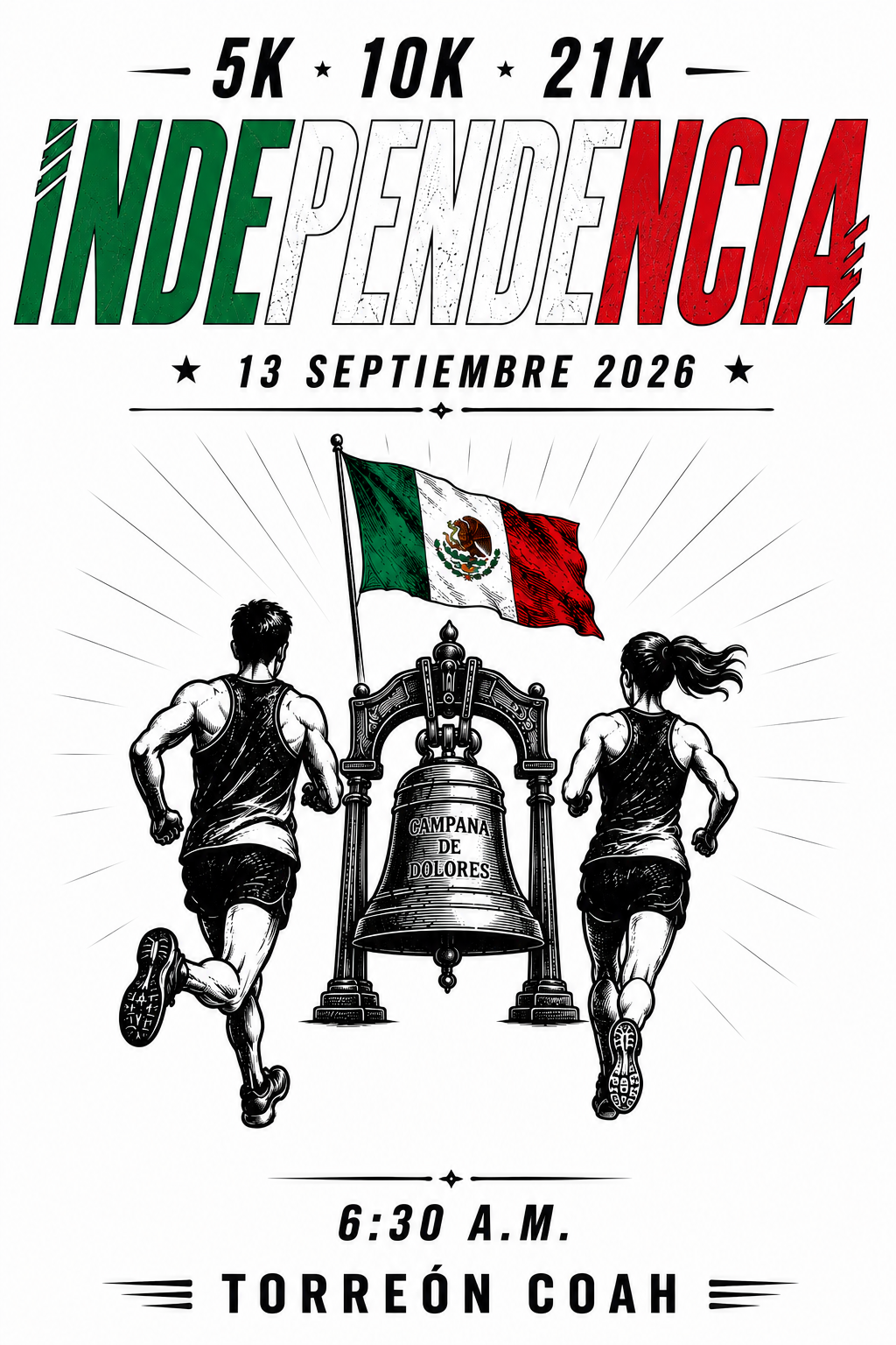 21K INDEPENDENCIA TORREON 10K & 5K 2026